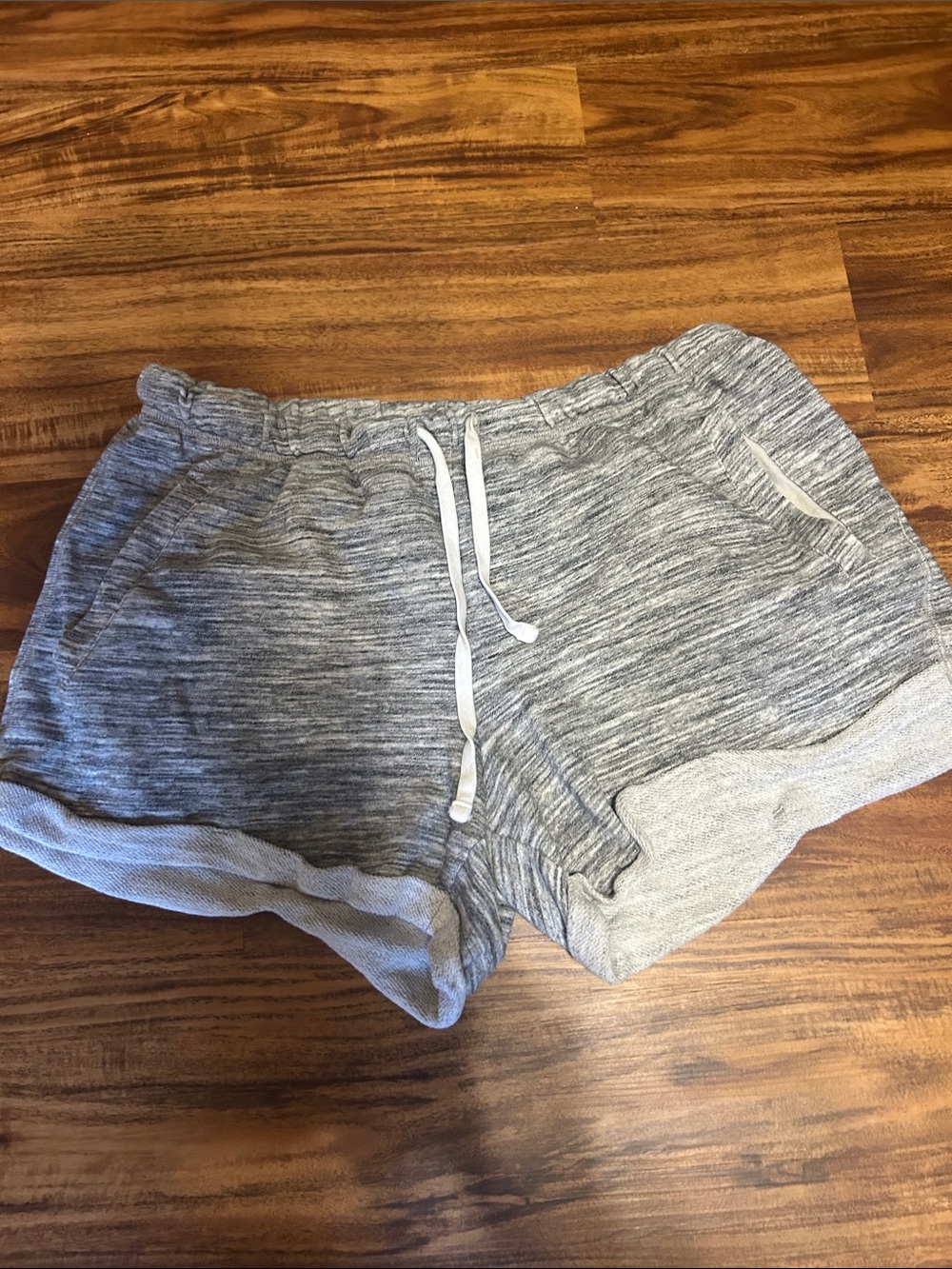 PINK Victoria's Secret Gray Heather Athletic Lounge Shorts